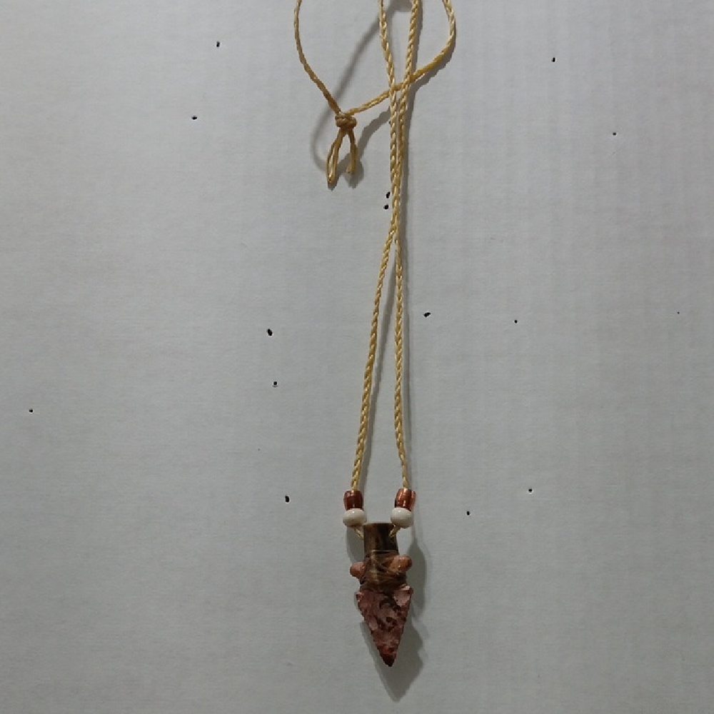 Artisan Stone Arrowhead Necklace